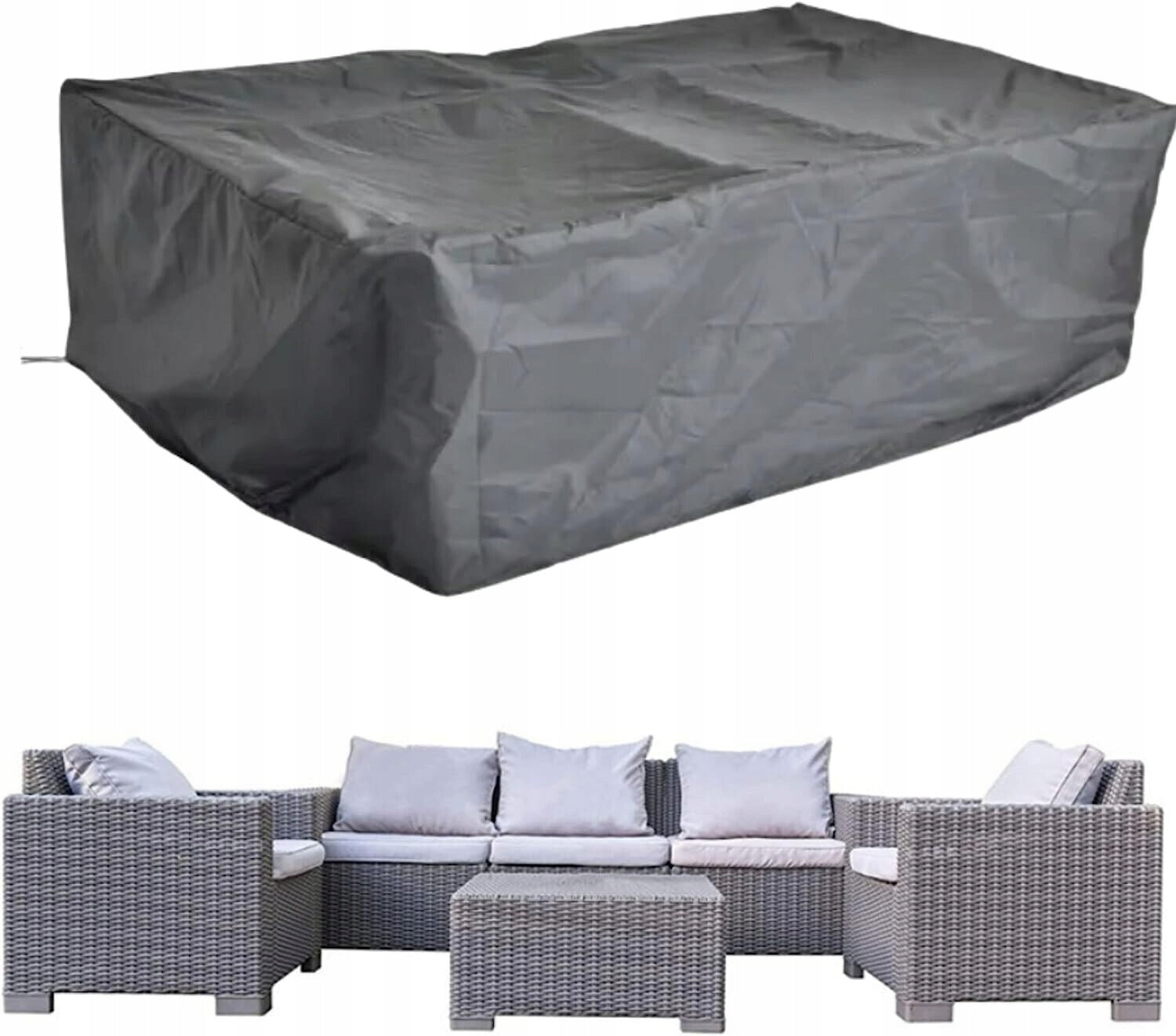 TARPAULIN COVER GARDEN FURNITURE DIMENSIONS 540x170 Color gray