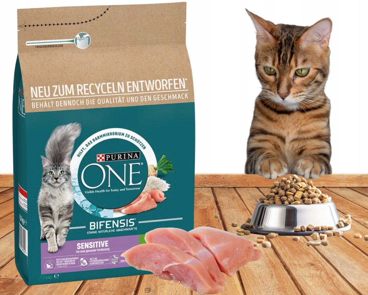 TASTY SPECIALTY FOOD PURINA ONE SENSTIVE TURKEY 750G ADULT CATS