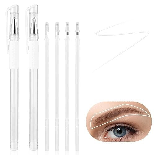 TATTOO MARKERS WASHABLE EYEBROW TEMPLATES DIY SET OF 2 PIECES Brand no brand