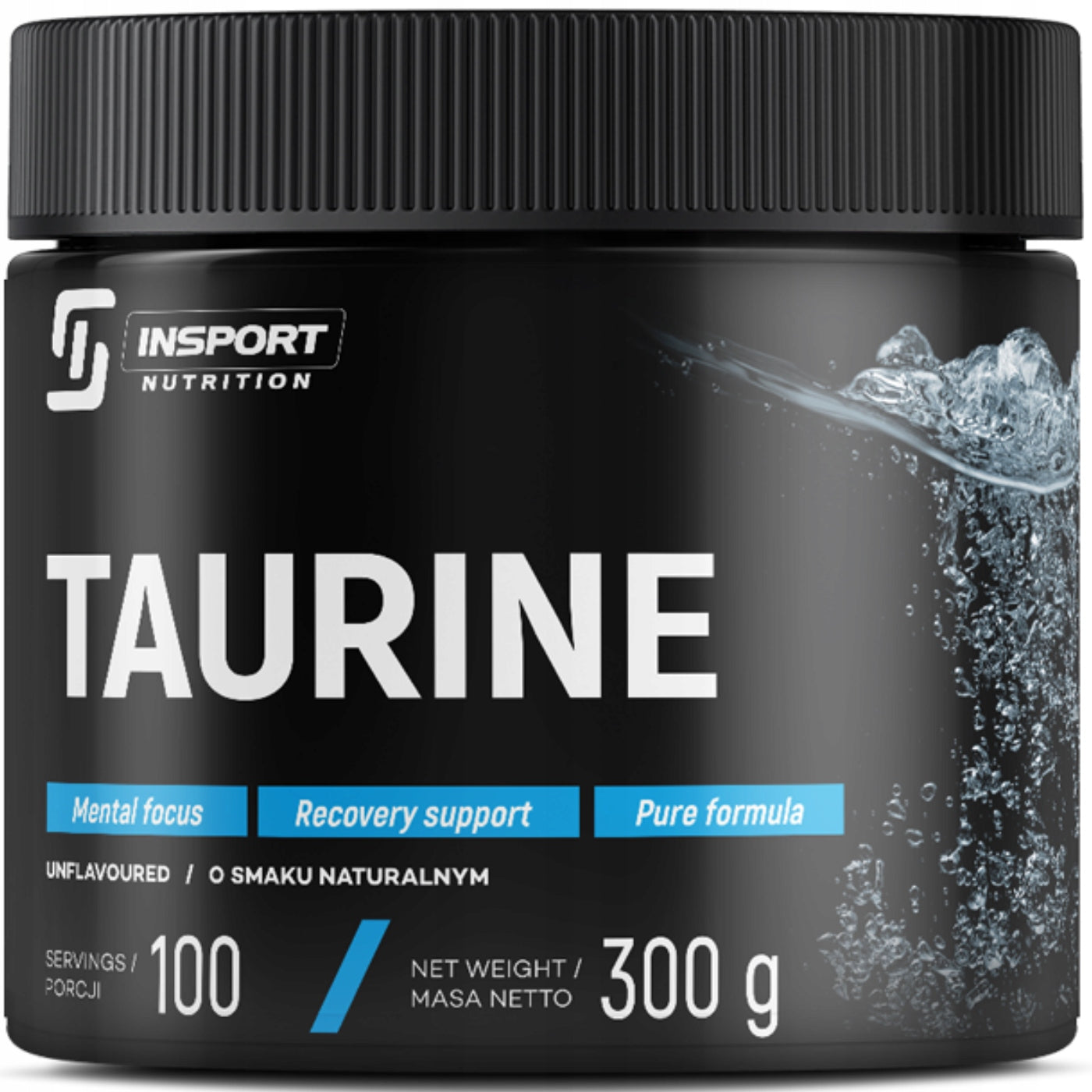 TAURINE 300g TAURINE AMINO ACID REGENERATION MUSCLE STRENGTH PURE | INSPORT