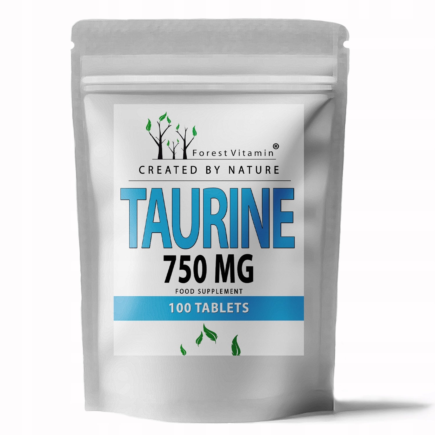 TAURINE 750mg TAURINE 100tab STRONG REGENERATION ENERGY FOCUS Packaging status original