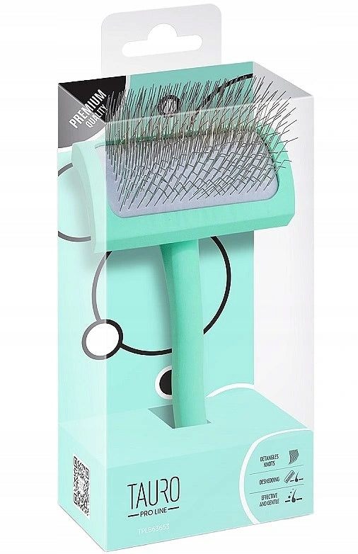 TAURO Pro Line Curved Wooden Brush M MINT