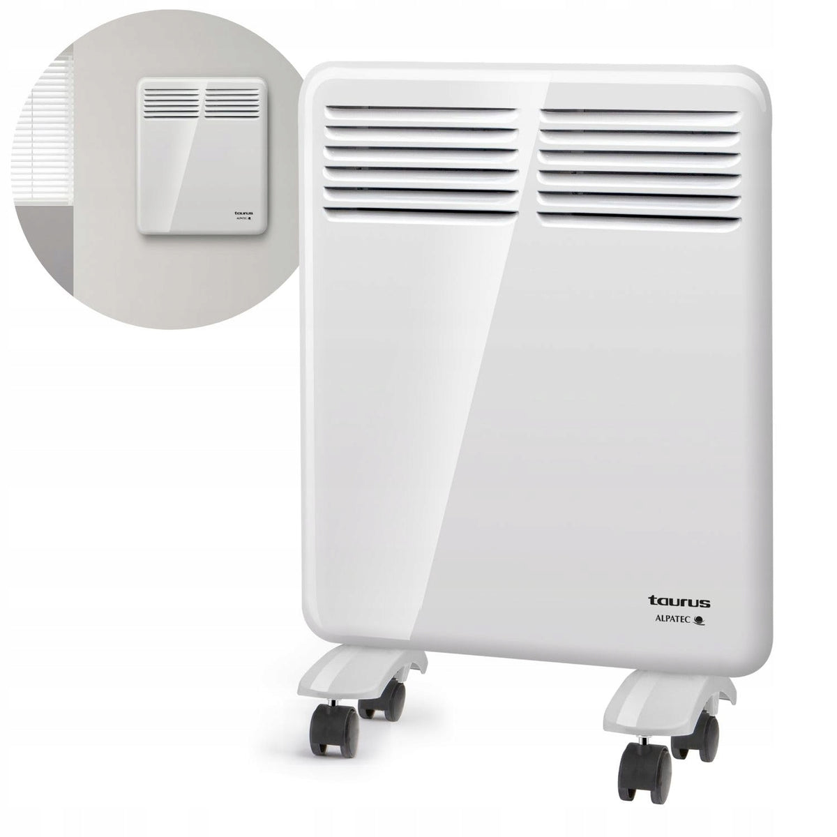 TAURUS CHTA 500 Electric Convector 500W For Bathroom With Display