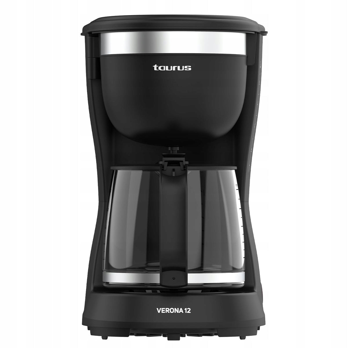 TAURUS Verona Coffee Maker 12 680W 1250ml Intense Black Aroma