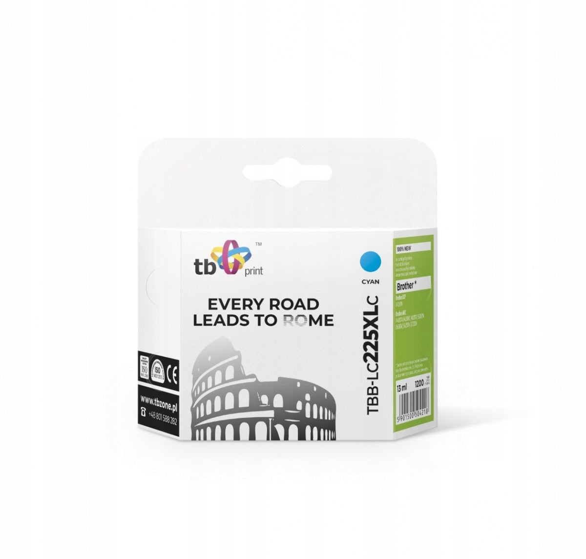 TB PRINT Ink for Brother LC225XL TBB-LC225XLC CY