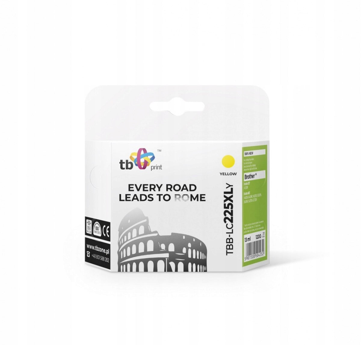 TB PRINT Ink for Brother LC225XL TBB-LC225XLY YE