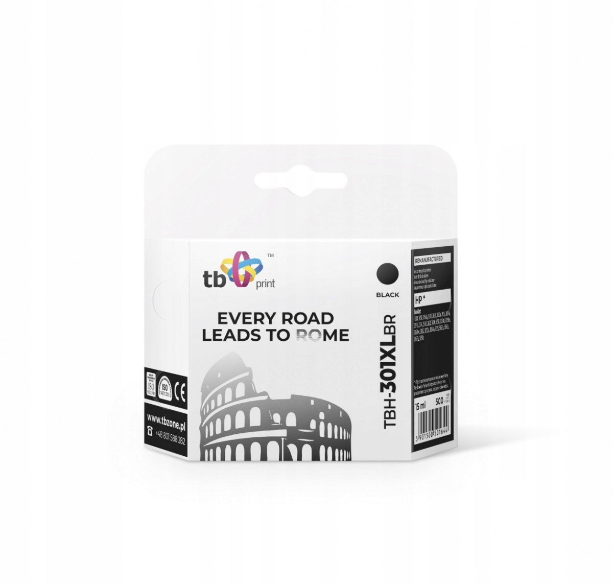 TB PRINT Ink for HP DJ1050/2050 TBH-301XLBR BK ref. Packaging status original