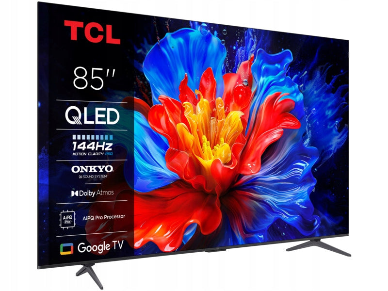 TCL 85P89K 85" QLED 4K 120Hz Google TV Dolby Atmos HDMI 2.1