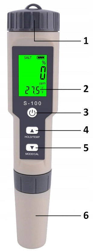 TDS EC Water Hardness Tester Osmosis Hydro Manufacturer code S-100