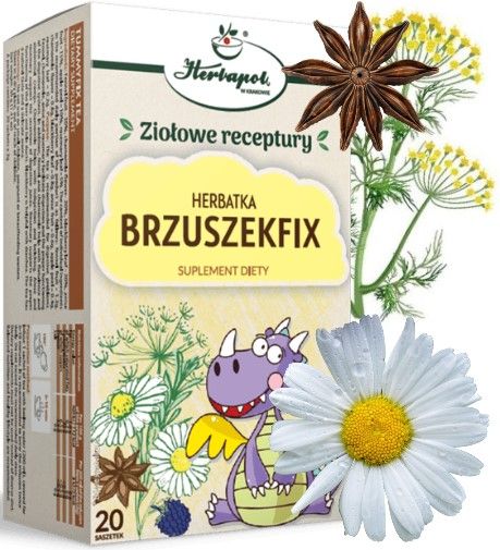 TEA FOR TUMMY FIX BLOATING CRAMPS Herbapol Kraków