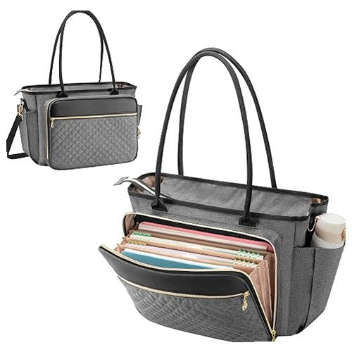 TEACHER BAG FOR WOMEN WITH LAPTOP POCKET 15 6 INCH DOCUMENTS