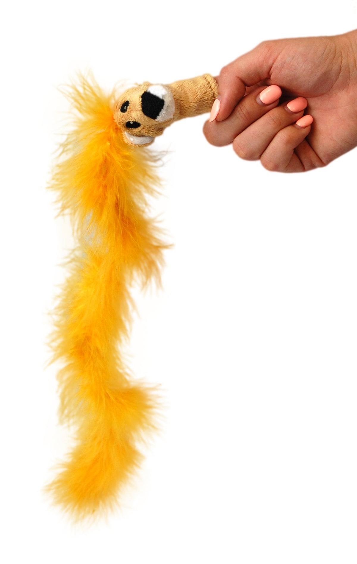 TEASER-THIMBLE FOR CATS WITH NATURAL FEATHERS AND ORGANIC DYES Brand no brand