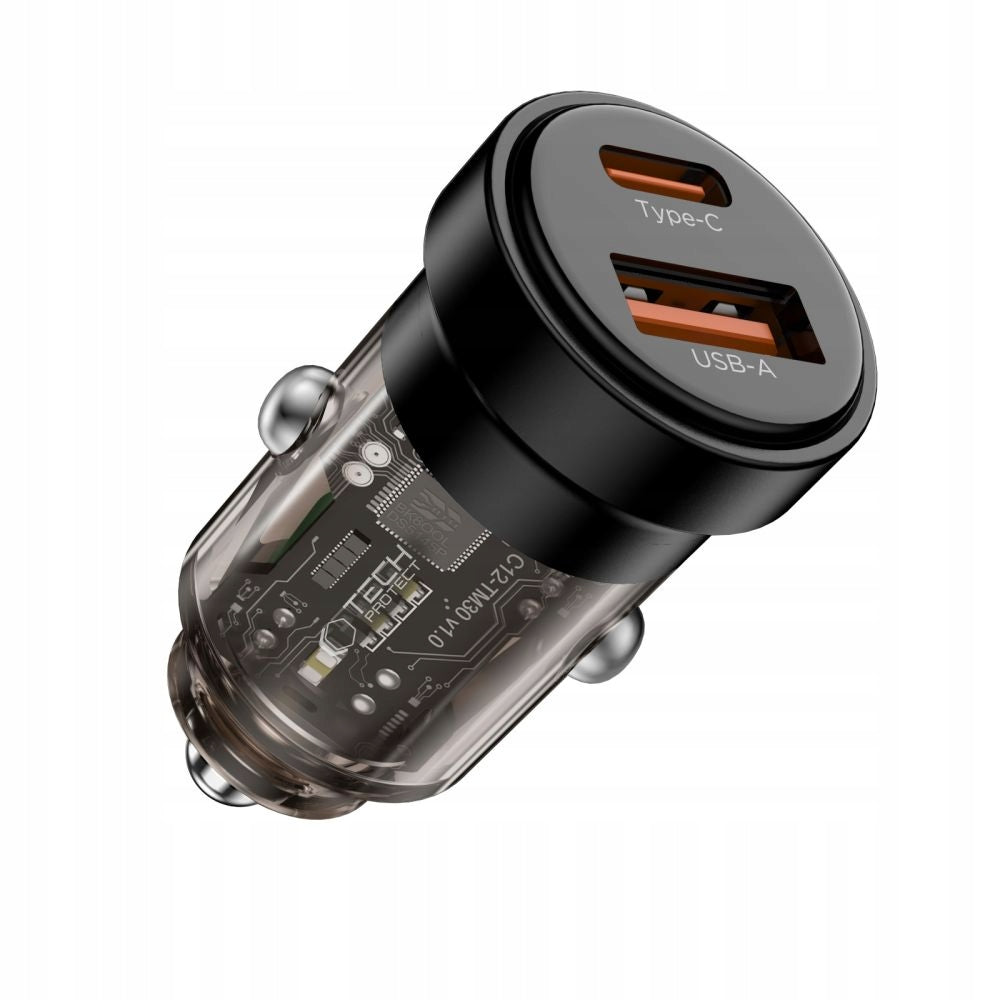 TECH-PROTECT CC03 2-PORT CAR CHARGER PD45W/QC3.0 BLACK Manufacturer Tech-protect
