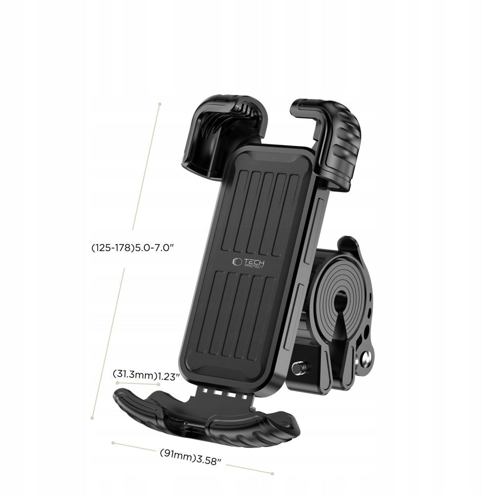 TECH-PROTECT V7 UNIVERSAL BIKE & MOTORCYCLE MOUNT BLACK Manufacturer code 5906302339914 na motor / skuter / hulajnogę