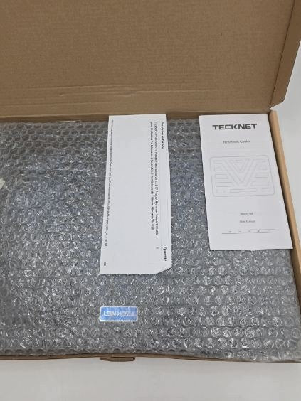 TECHNET N8 Cooling Stand Under Laptop 3 USB LED Fans Adjustable Packaging status original