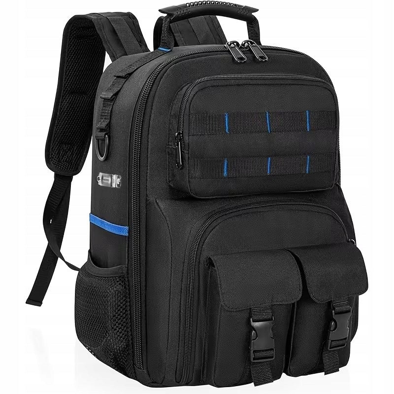 TECHNICAL BACKPACK BLACK DURABLE FOR ELECTRICIAN INSTALLER INSTALLATION Packaging status original