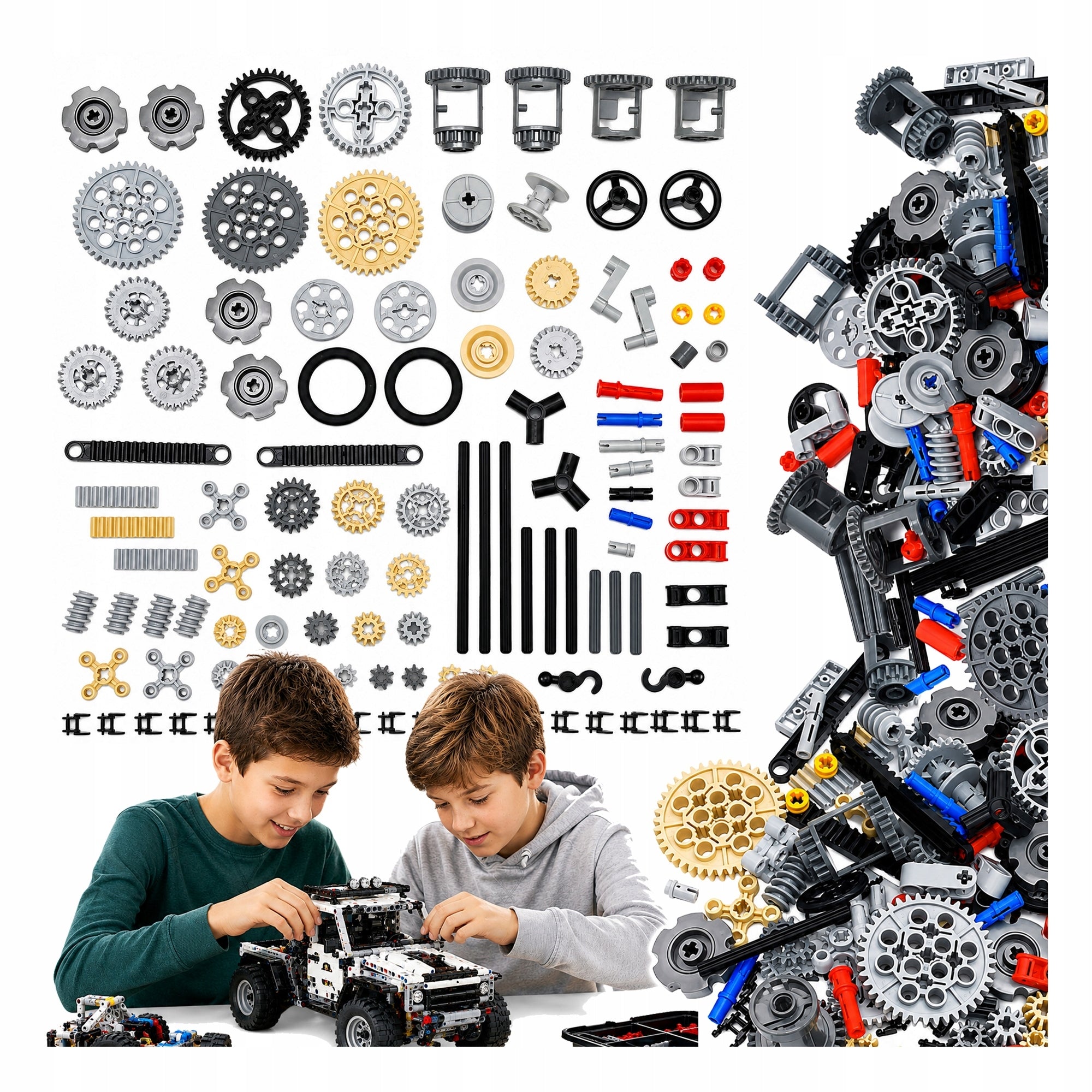 TECHNICAL BUILDING BLOCKS CONSTRUCTION MODES JOINTS AUGERS 116 EL. SET Manufacturer code 0086030
