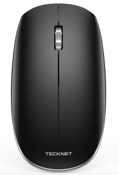 TECKNET Wireless Bluetooth Mouse Ricaricabile Quiet and Lightweight