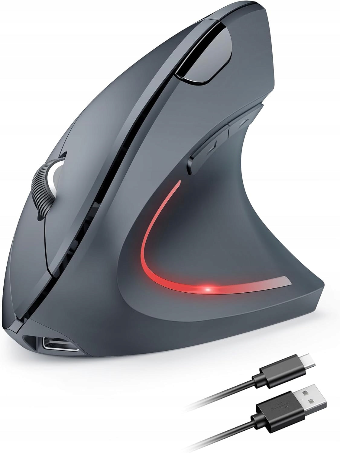 TECKNET Wireless Vertical Mouse 600 mAh Ergonomic 2,4 GHz 4800 DPI