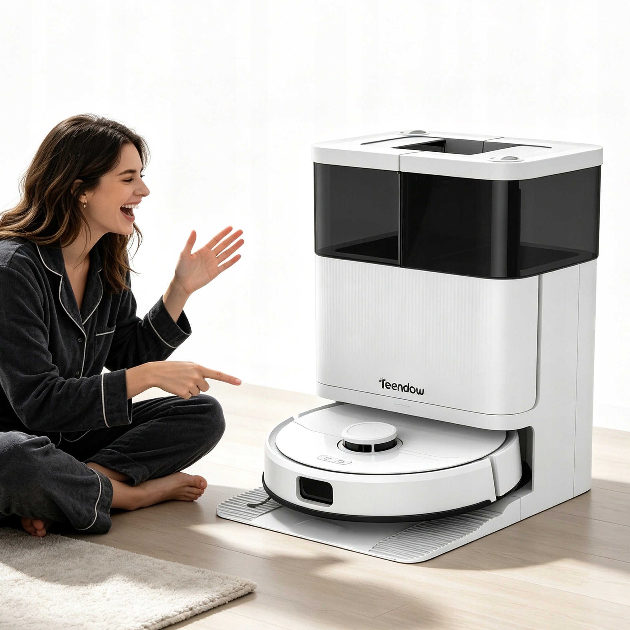 TEENDOW D63S ULTRA 20 kPA LIDAR SELF-CLEANING ROBOT FOR HOME