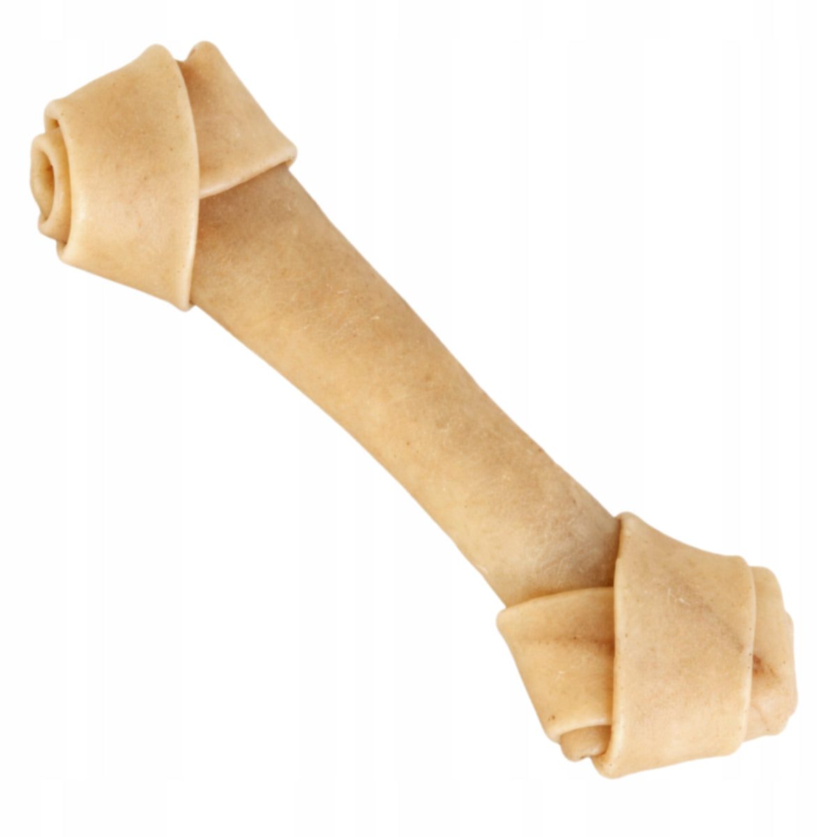 TEETHER DOG TREAT BONE TIED WITH BEEF SKIN FOR DOG 17 CM