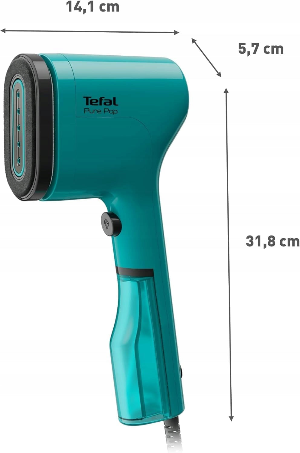 TEFAL DT2024 Pure Pop, clothes steamer, refreshing Dominant color green