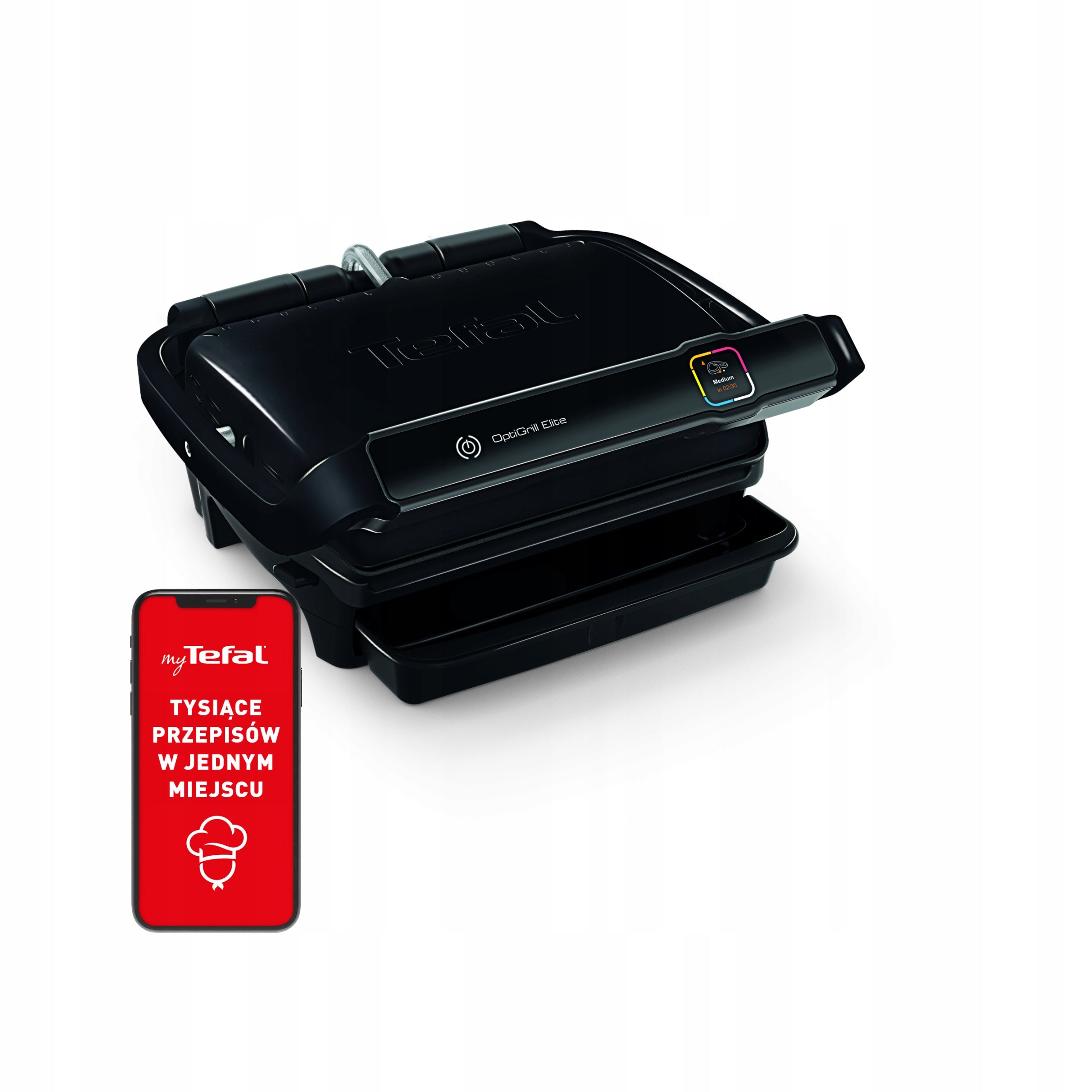 TEFAL ELECTRIC GRILL WITH TEMPERATURE CONTROL AND XL FAT DRAINAGE Power rating 2000 W