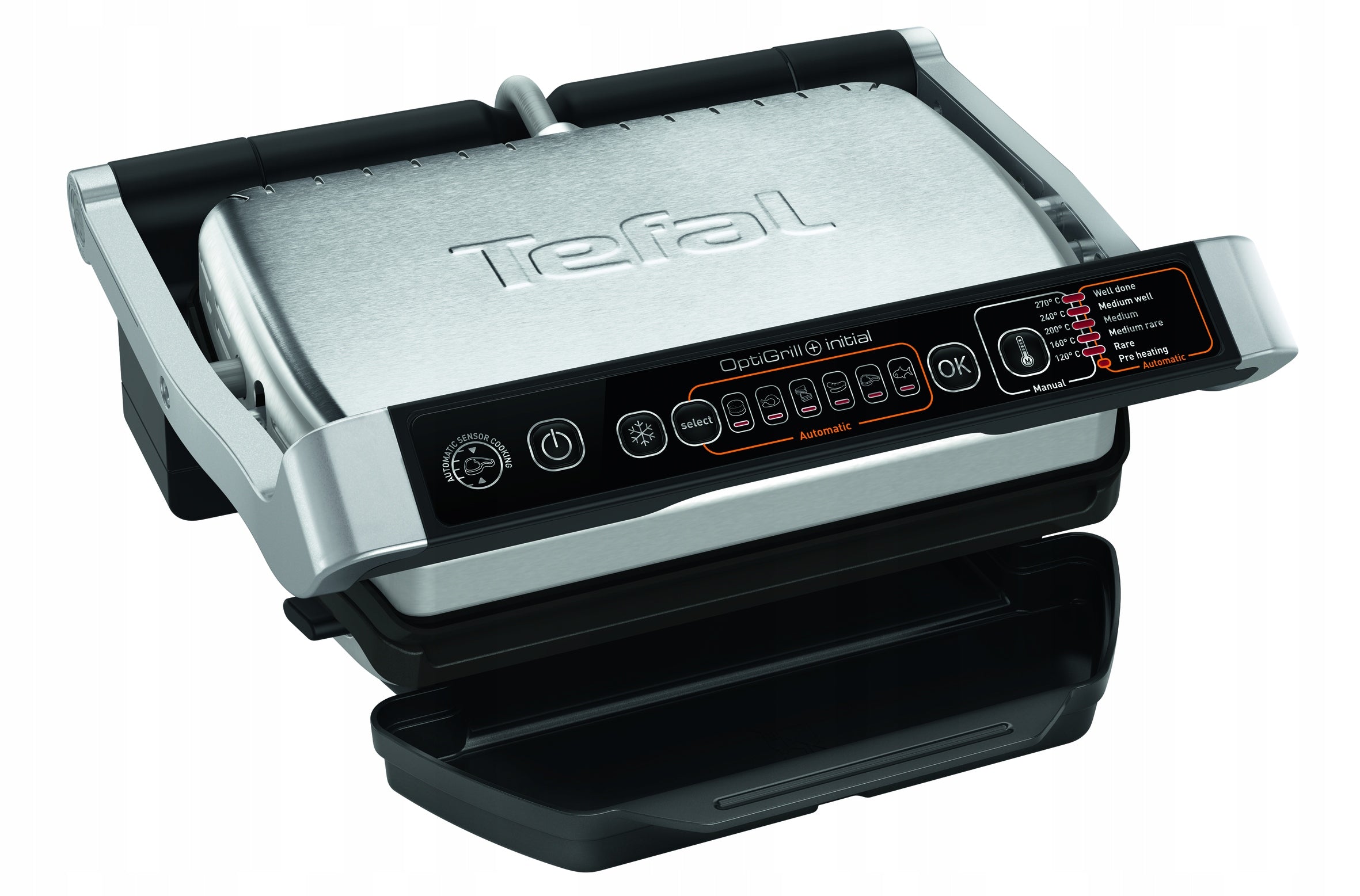 TEFAL GC706D TOASTER ELECTRIC GRILL FOR STEAK VEGETABLES SANDWICHES 2000W