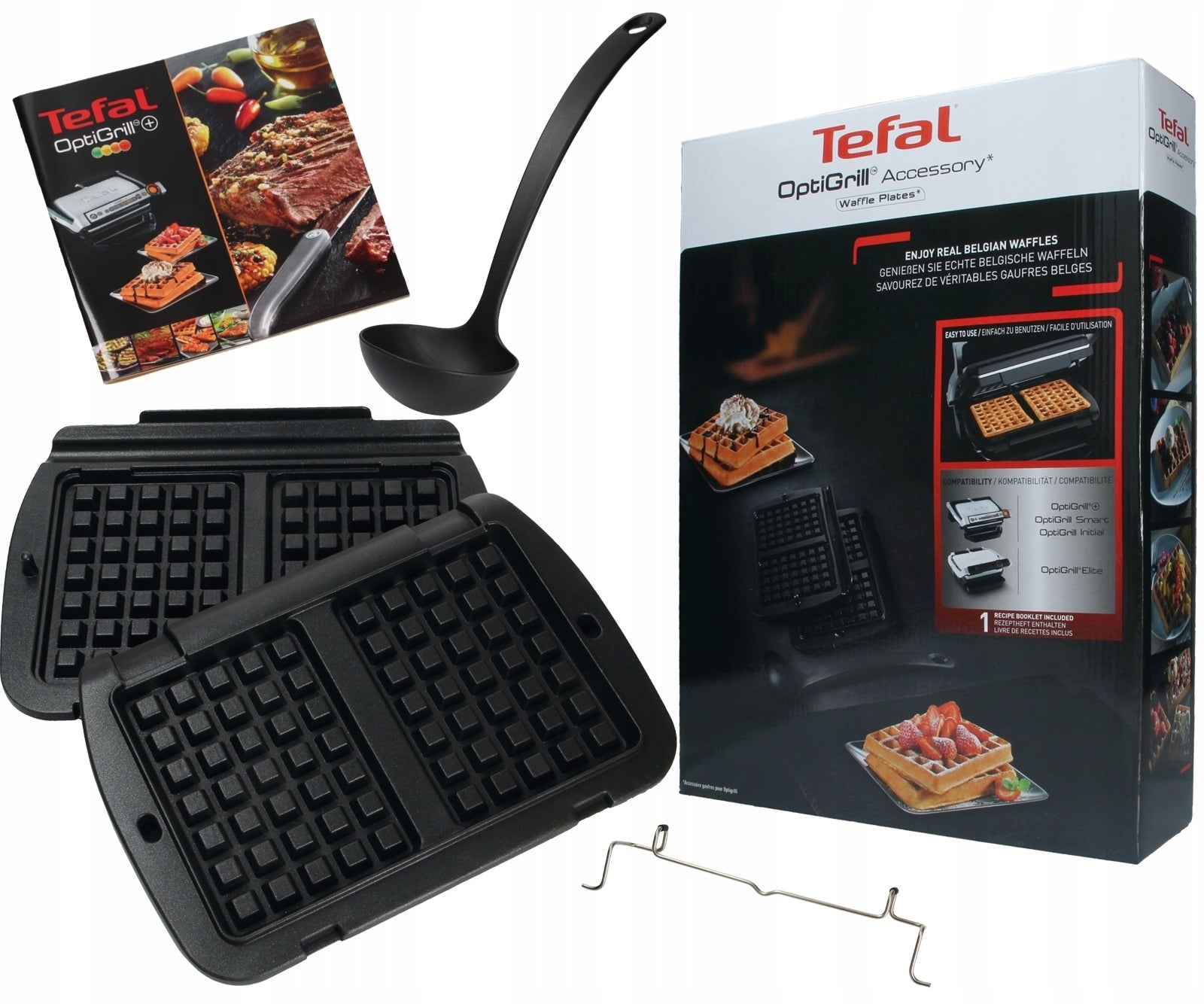 TEFAL OptiGrill+ grill waffle plates