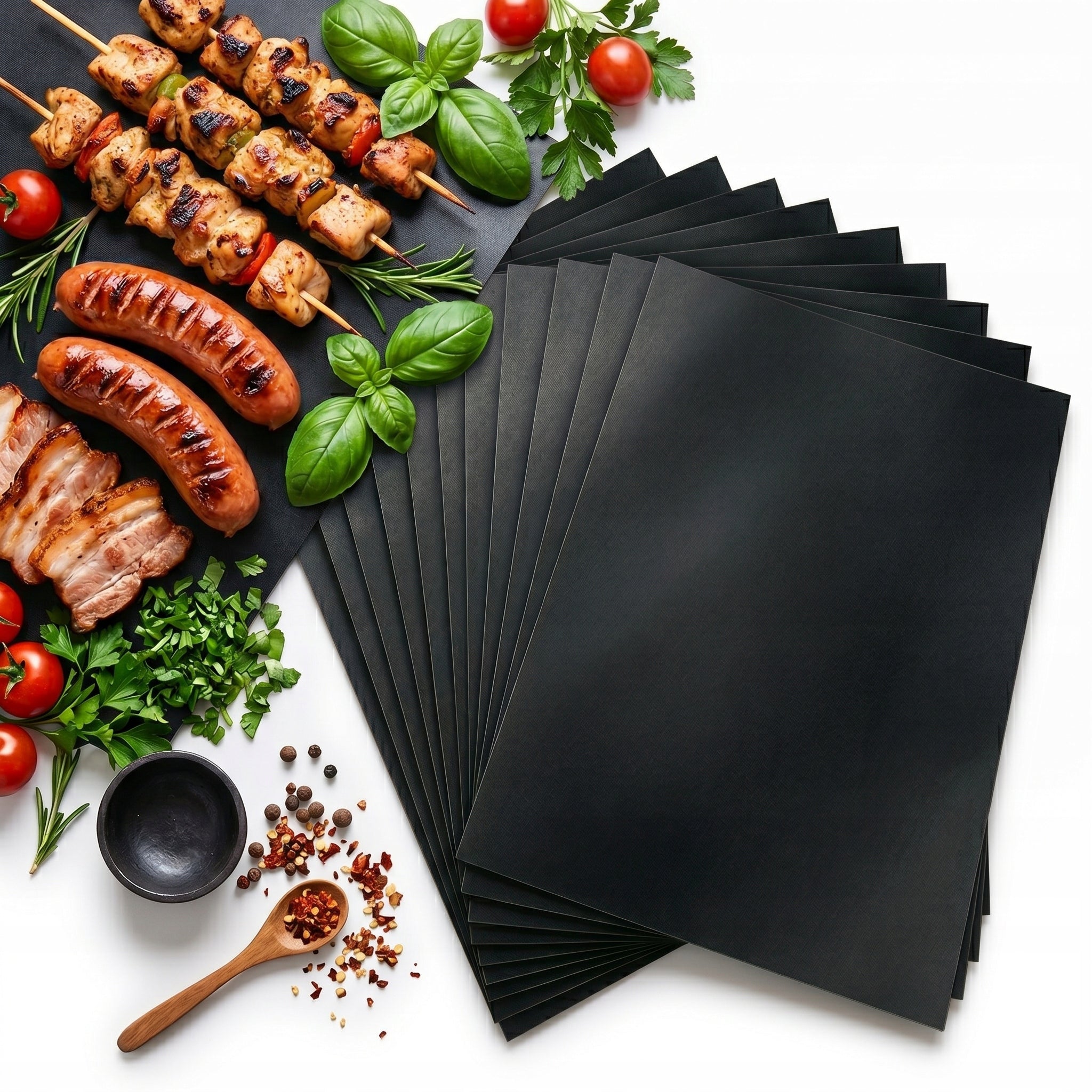 TEFLON MAT FOR OVEN GRILL BAKING TRAY SET 12X 40x33cm