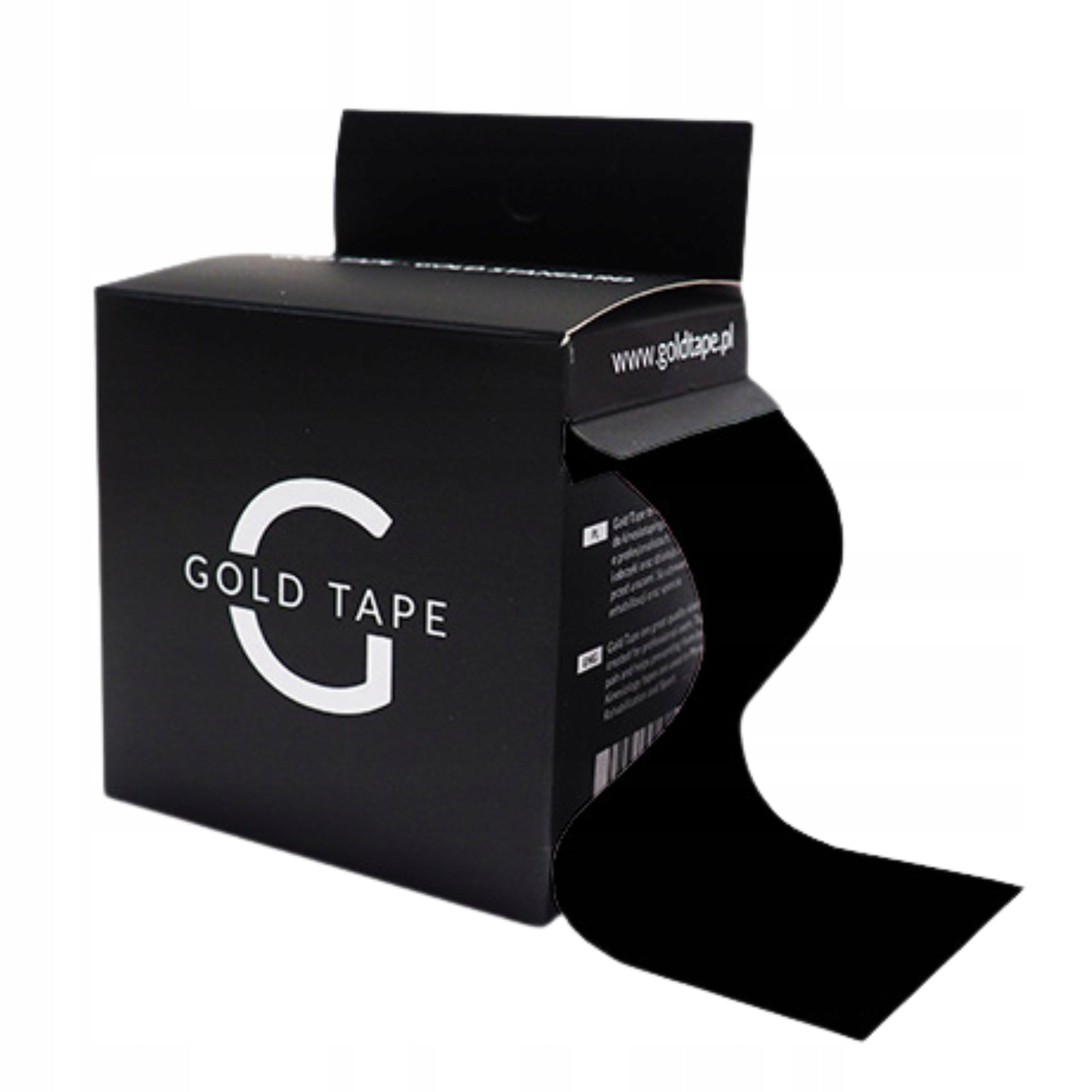 KINEZIOTAPINGO JUOSTA GOLD TAPE 5CMX5M JUODA