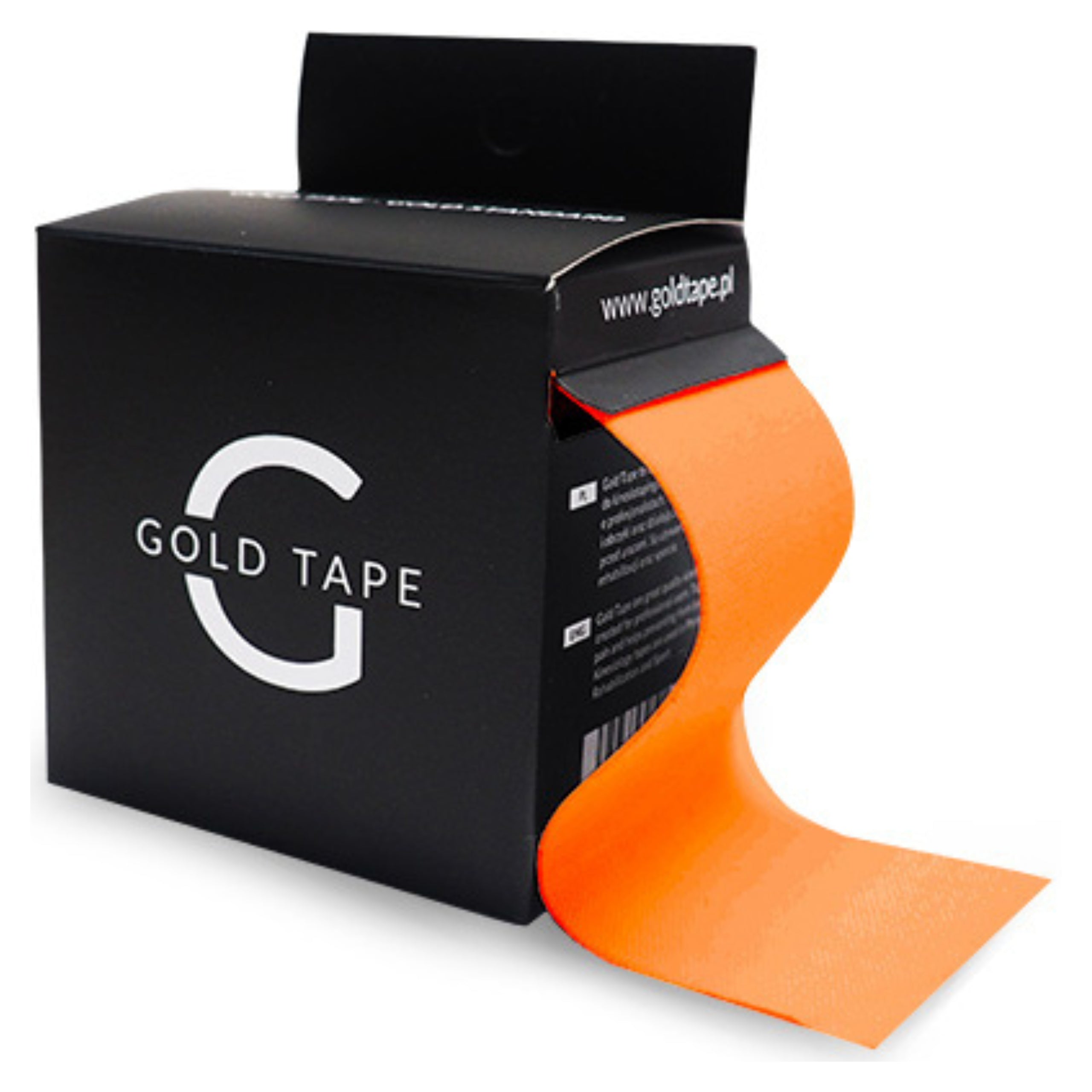 KINEZIOTAPINGO JUOSTA GOLD TAPE 5CMX5M ORANŽINĖ