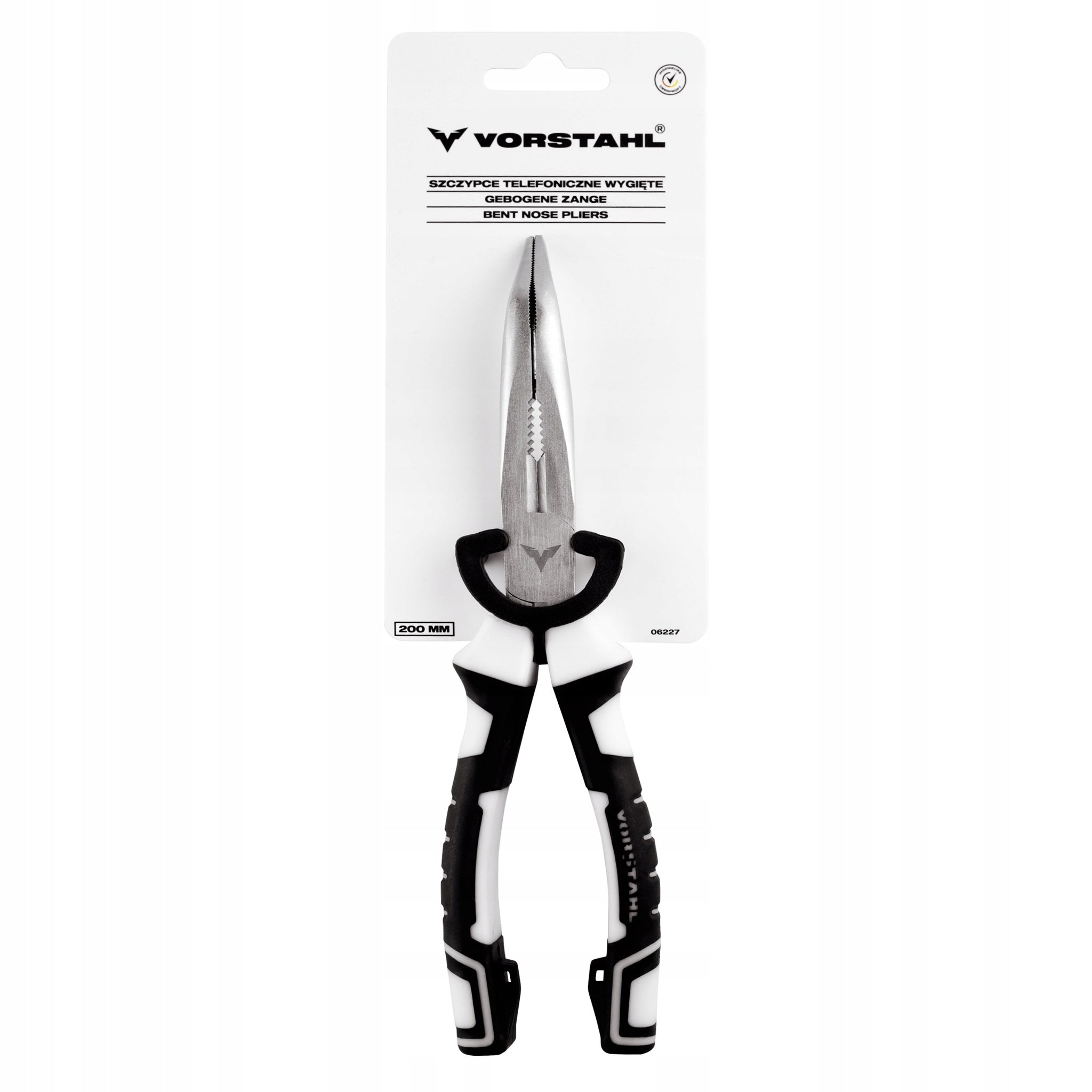 TELEPHONE PLIERS Precision BENT > 200mm < Vorstahl Manufacturer code 06227