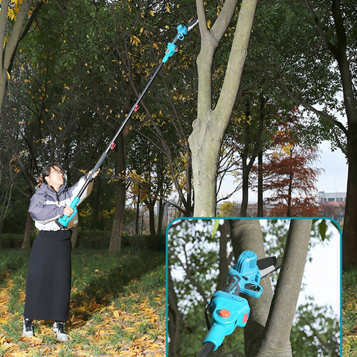 TELESCOPIC CORDLESS CHAINSAW 2M PRUNER BOOM 2 AKU Brand no brand