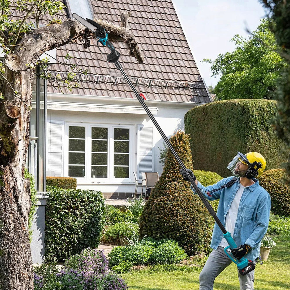 TELESCOPIC CORDLESS CHAINSAW 8'' OREGON SAW BOOM 2AKU Battery voltage 21 V