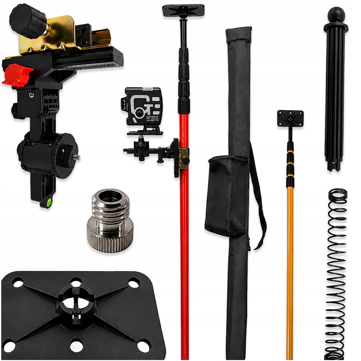 TELESCOPIC EXPANSION POLE FOR LEVEL LASER TRIPOD 300CM ADAPTER STRONG Manufacturer code TYCZKA ROZPOROWA 300CM DO LASERA MEMFLOW