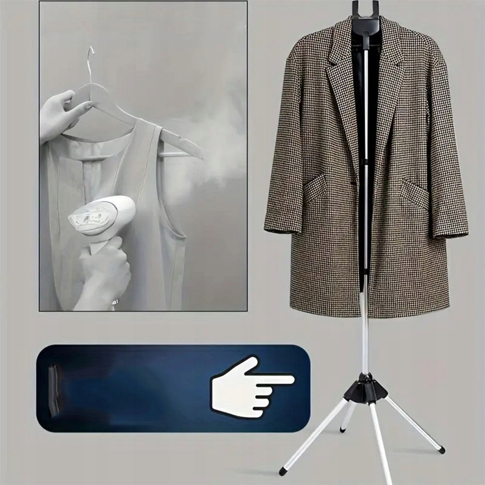 TELESCOPIC FOLDING CLOTHES HANGER FOR STEAM IRONING 160 CM Type standing