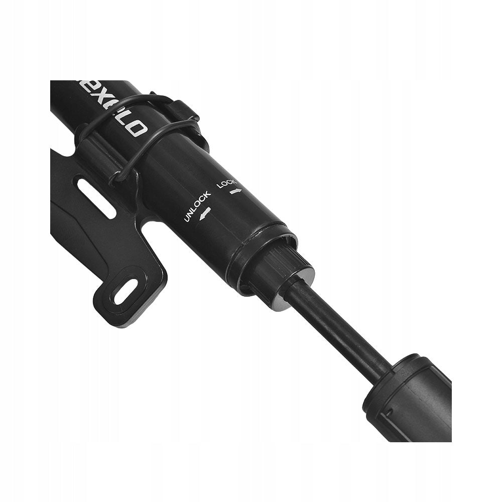 TELESCOPIC HAND BICYCLE PUMP FOR FRAME SMALL PRESTA SCHRADER AUTO DUNLOP Brand Nexelo