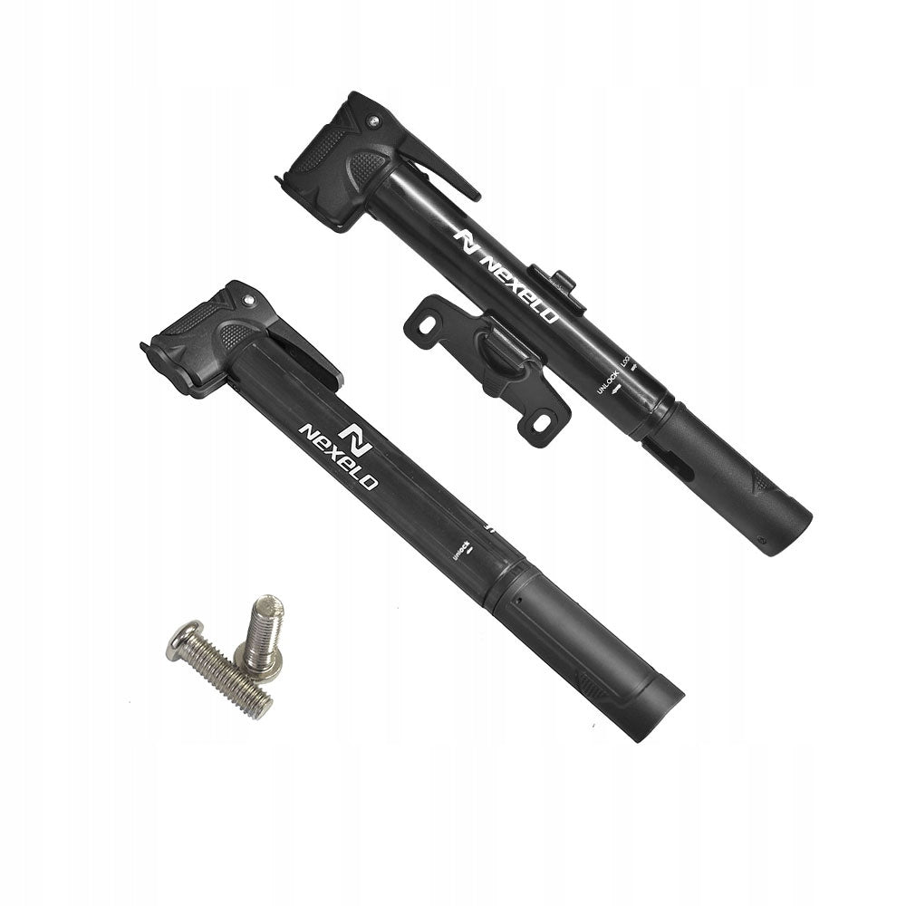 TELESCOPIC HAND BICYCLE PUMP FOR FRAME SMALL PRESTA SCHRADER AUTO DUNLOP