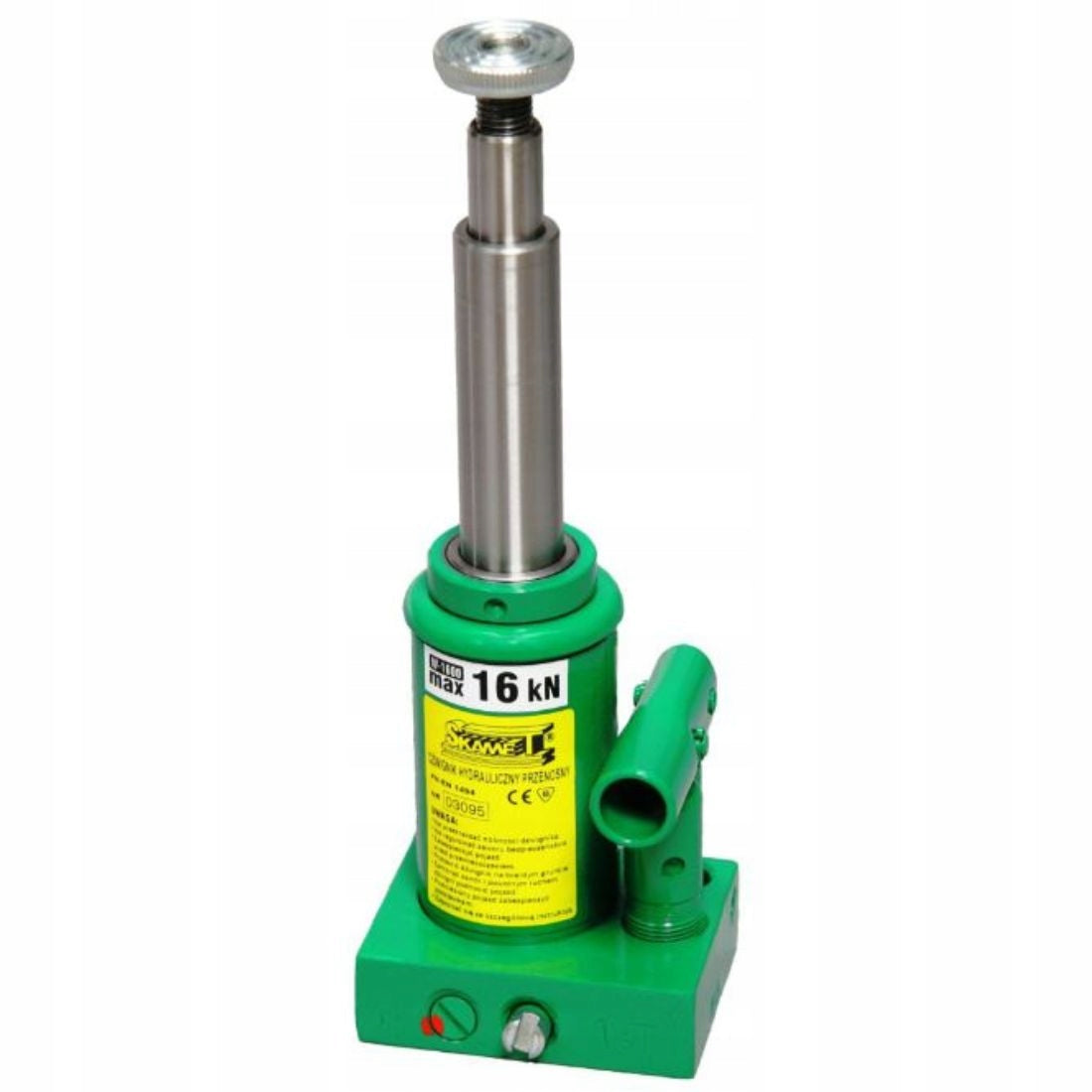 TELESCOPIC HYDRAULIC POLE LIFT 1,6T MAX HEIGHT 407 MM SKAMET Product weight with unit packaging 3.6 kg