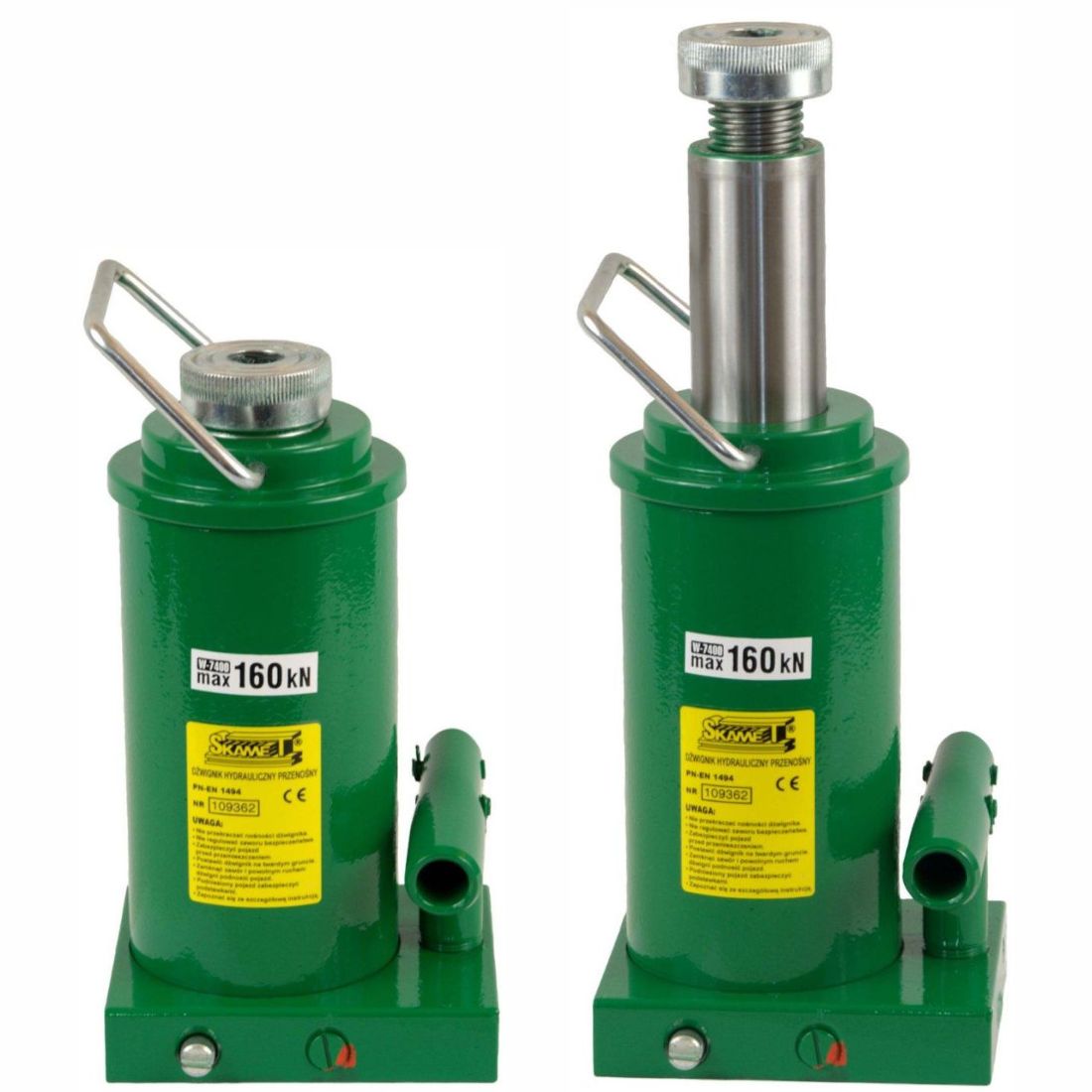 TELESCOPIC HYDRAULIC POLE LIFT 16T MAX HEIGHT 480 MM SKAMET