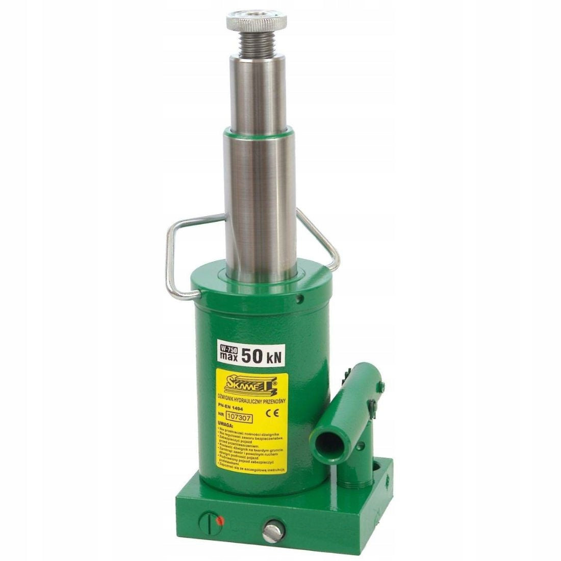 TELESCOPIC HYDRAULIC POLE LIFT 5T MAX HEIGHT 460 MM SKAMET Product weight with unit packaging 7 kg
