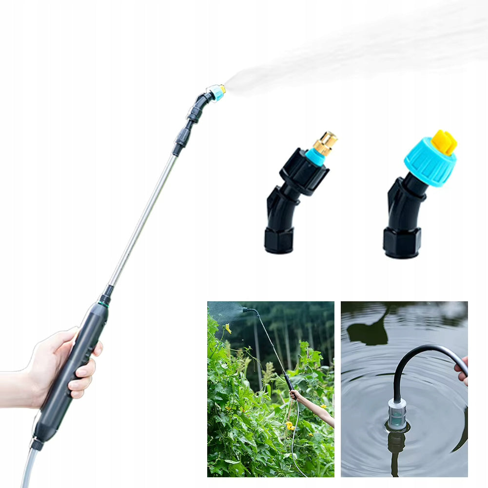 TELESCOPIC LANCE FOR ELECTRIC SPRAYER ON USB 80CM HOSE 2M 3 NOZZLES Brand BazarPL