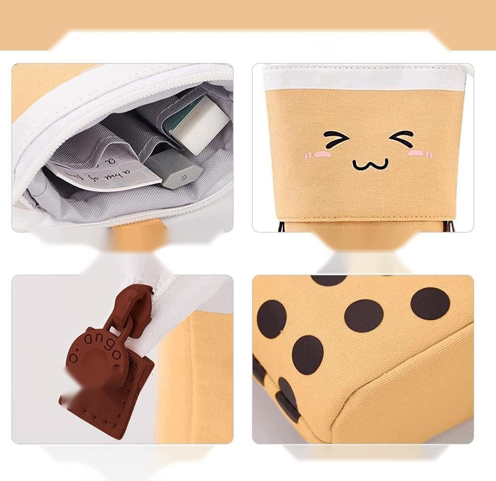 TELESCOPIC PENCIL CASE COFFEE TEA MILK ORGANIZER ZIPPER POP-UP Manufacturer code 5908140375581