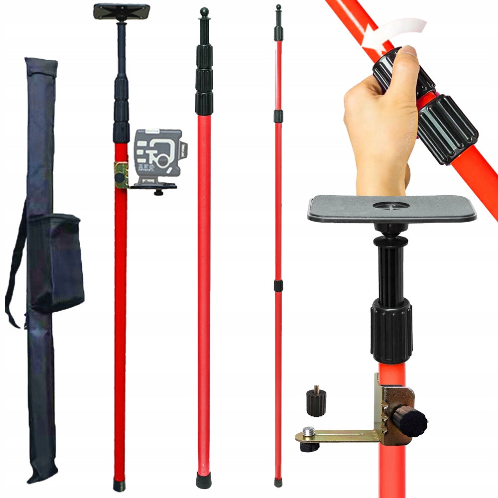TELESCOPIC POLE EXTENSION POLE COLUMN FOR LEVEL LASER 300CM