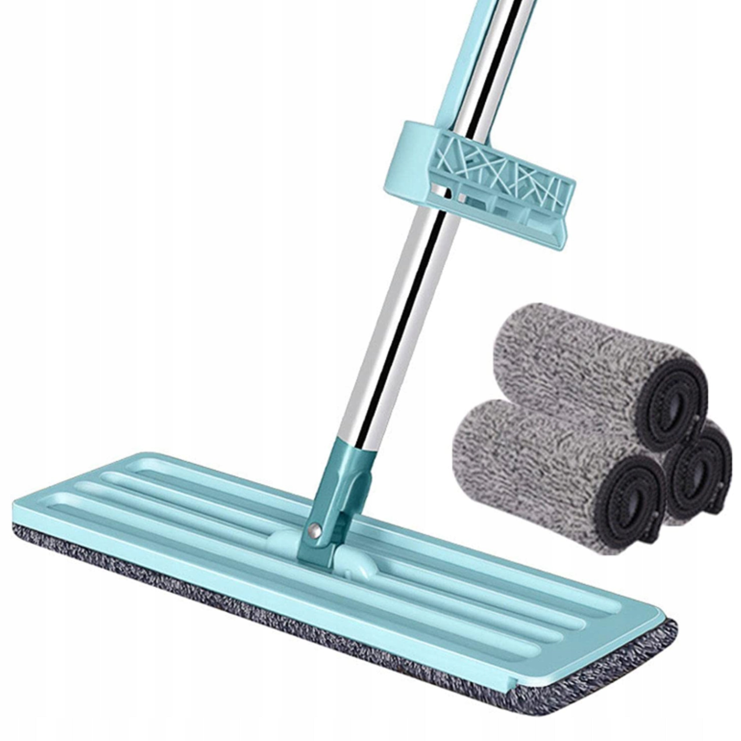 TELESCOPIC ROTARY MOP RETRACTABLE CAP AND SQUEEGEE FOR FLOOR CLEANING Manufacturer code KM112
