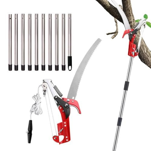 TELESCOPIC SAW 2IN1 FOR BRANCHES SHEARS BAR 4 15M GARDEN STEEL Brand no brand