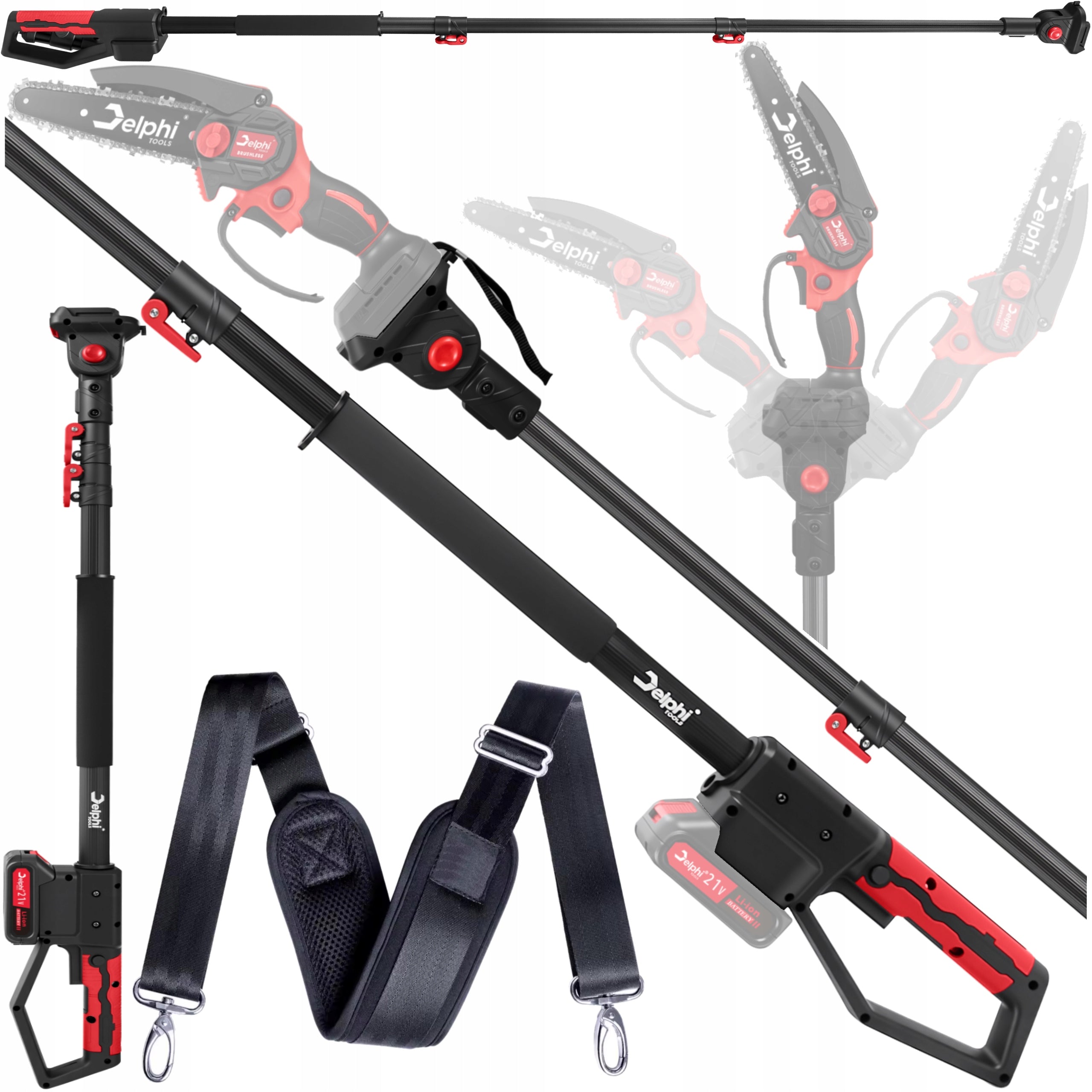 TELESCOPIC SAW BOOM EXTENSION SAW ARM FOR BRANCHES 105-200 CM