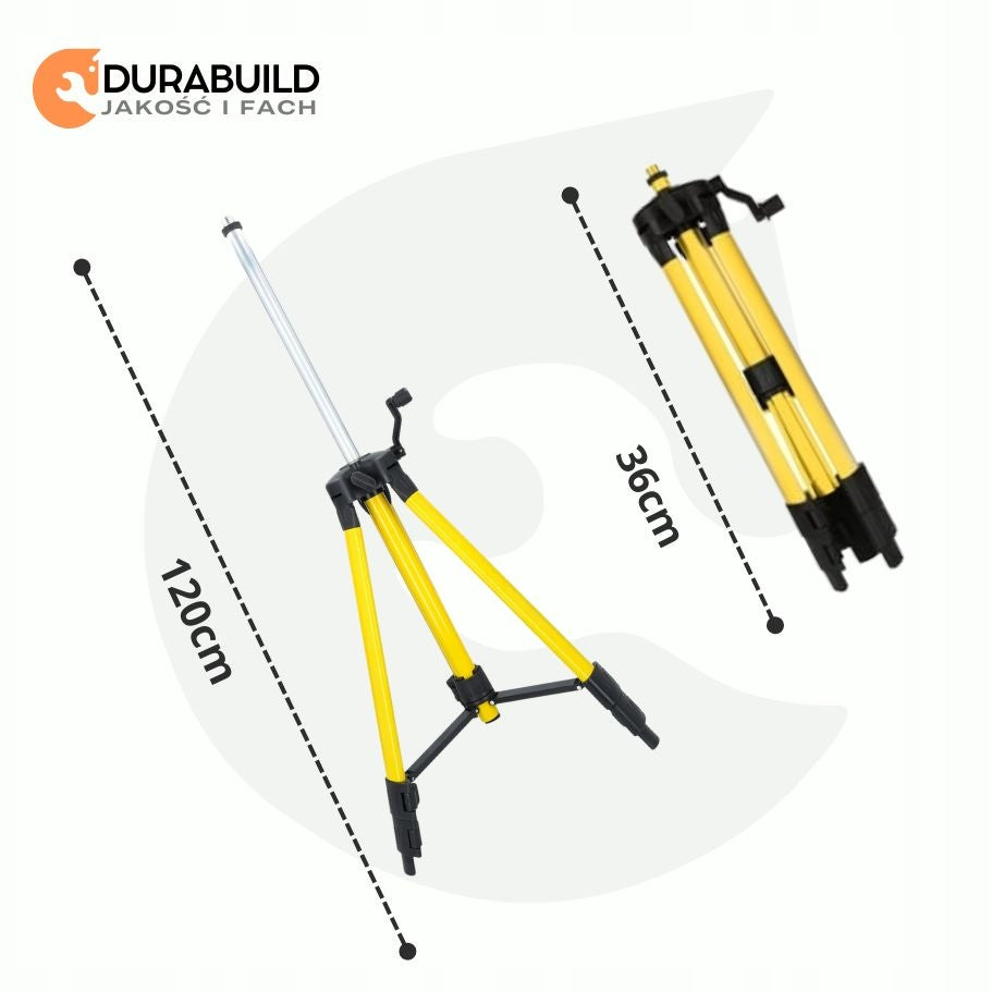 TELESCOPIC TRIPOD FOR LASER LEVEL DURABUILD 120 CM Model 5905943044942