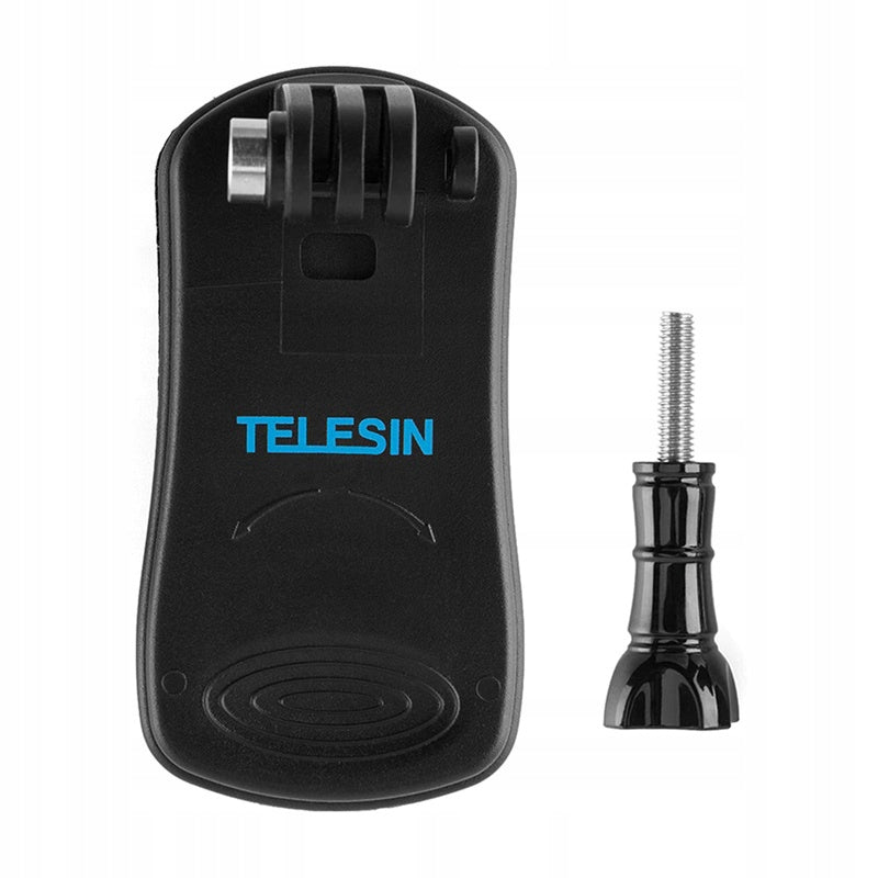 TELESIN Attachment Clip Backpack Holder for GoPro Sports Cameras Packaging status original